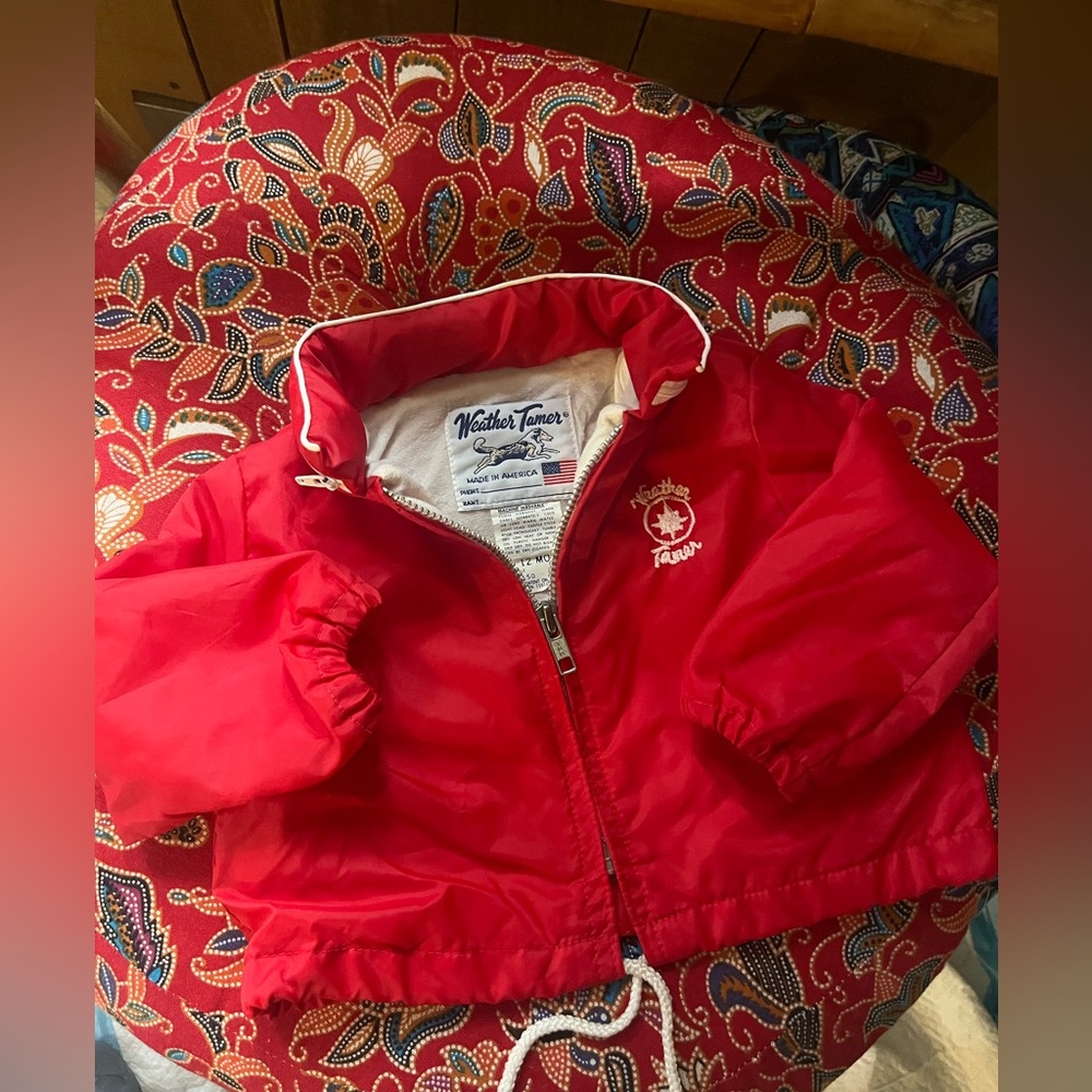 Kids Red Raincoat